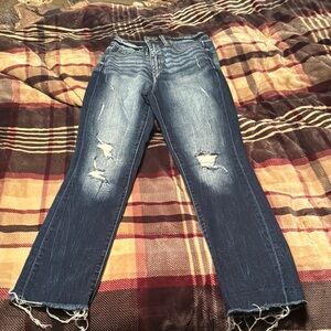 BKE Distressed Blue Women's Jeans